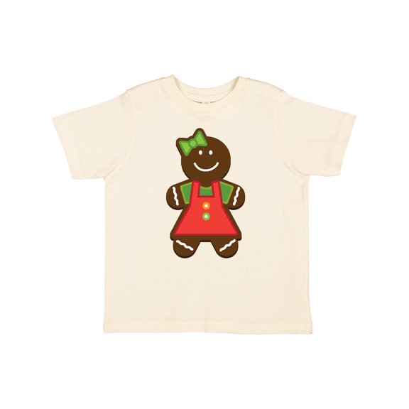 Inktastic Gingerbread Girl Christmas Boys or Girls Toddler T-Shirt