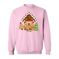 thumbnail image 1 of Inktastic Gingerbread House Christmas Adult Sweatshirt, 1 of 4