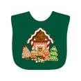 thumbnail image 1 of Inktastic Gingerbread House Christmas Boys or Girls Baby Bib, 1 of 4