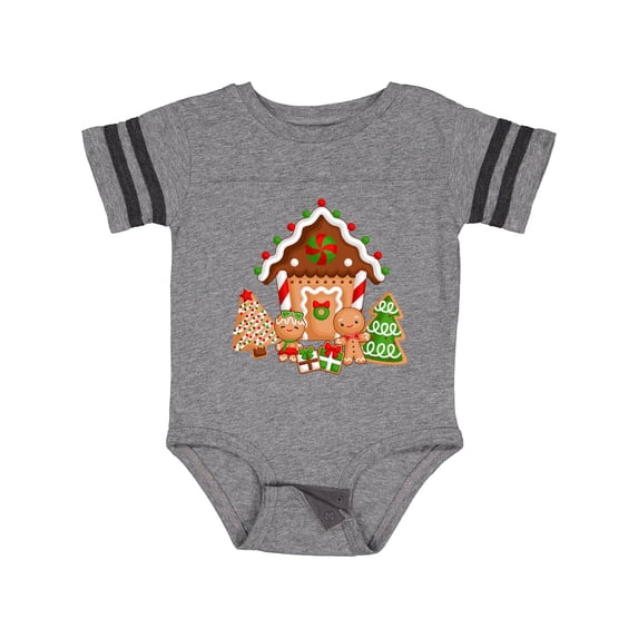 Inktastic Gingerbread House Christmas Boys or Girls Baby Bodysuit