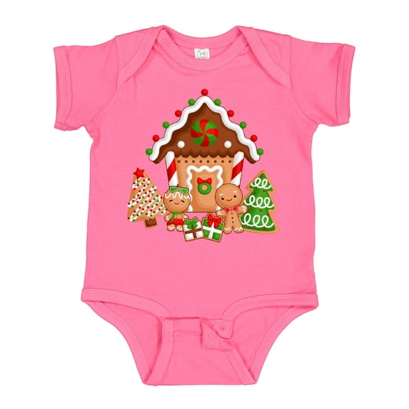Inktastic Gingerbread House Christmas Boys or Girls Baby Bodysuit