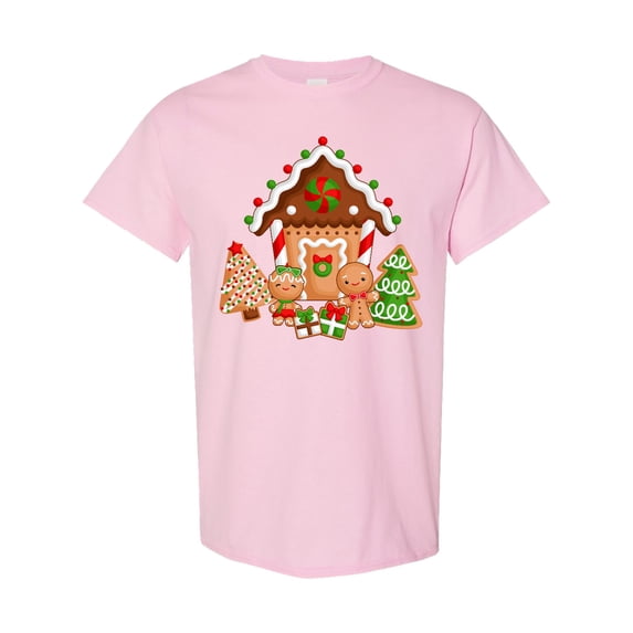 Inktastic Gingerbread House Christmas T-Shirt