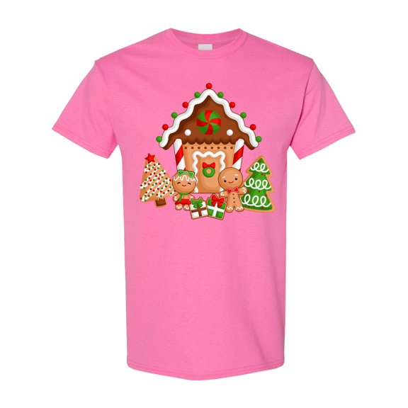 Inktastic Gingerbread House Christmas T-Shirt