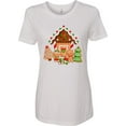 thumbnail image 1 of Inktastic Gingerbread House Christmas Women's T-Shirt, 1 of 5