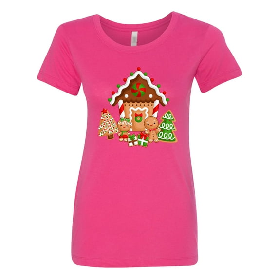 Inktastic Gingerbread House Christmas Women's T-Shirt