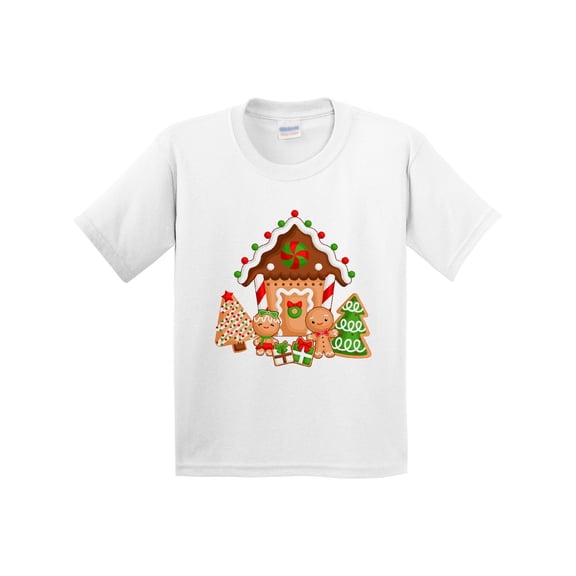 Inktastic Gingerbread House Christmas Youth T-Shirt