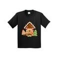 thumbnail image 1 of Inktastic Gingerbread House Christmas Youth T-Shirt, 1 of 5