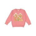 thumbnail image 1 of Inktastic Gingerbread House and Cookies Christmas Decor Toddler Sweatshirt, 1 of 4
