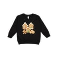 thumbnail image 1 of Inktastic Gingerbread House and Cookies Christmas Decor Toddler Sweatshirt, 1 of 4
