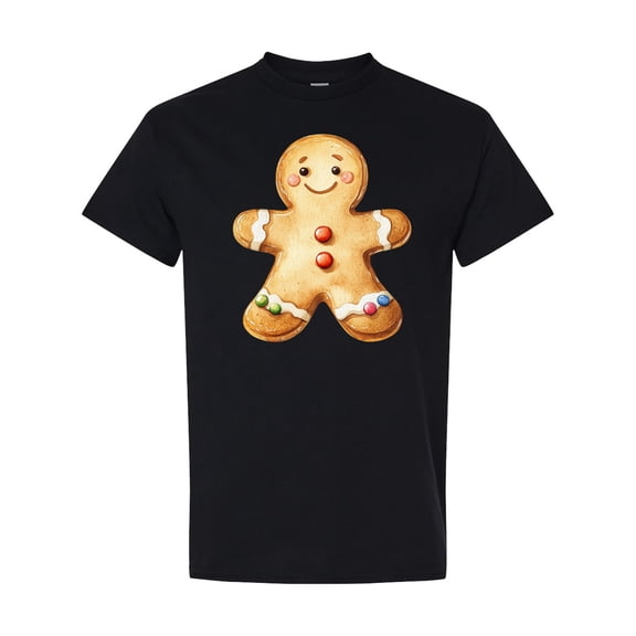 Inktastic Gingerbread Man Cookie T-Shirt