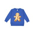 thumbnail image 1 of Inktastic Gingerbread Man Cookie Toddler Sweatshirt, 1 of 4