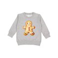thumbnail image 1 of Inktastic Gingerbread Man Cookie Toddler Sweatshirt, 1 of 4