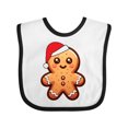 thumbnail image 1 of Inktastic Gingerbread Man First Christmas Boys or Girls Baby Bib, 1 of 4