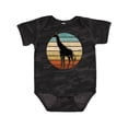 thumbnail image 1 of Inktastic Giraffe African Animal Retro Sunset Boys or Girls Baby Bodysuit, 1 of 5