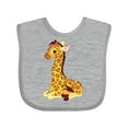 thumbnail image 1 of Inktastic Giraffe Boys or Girls Baby Bib, 1 of 4