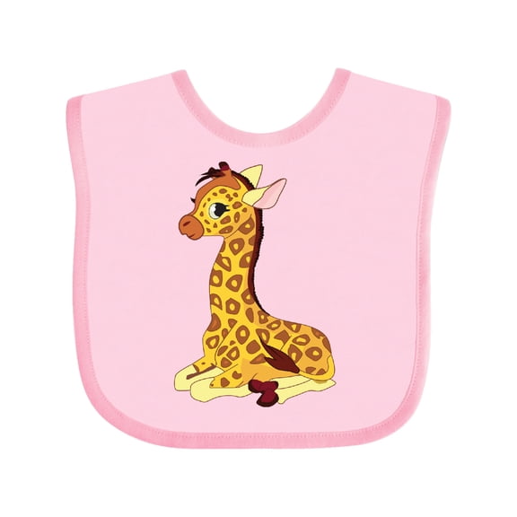 Inktastic Giraffe Boys or Girls Baby Bib
