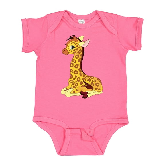 Inktastic Giraffe Boys or Girls Baby Bodysuit
