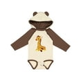 thumbnail image 1 of Inktastic Giraffe Boys or Girls Long Sleeve Baby Bodysuit, 1 of 5
