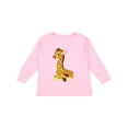 thumbnail image 1 of Inktastic Giraffe Boys or Girls Long Sleeve Toddler T-Shirt, 1 of 5