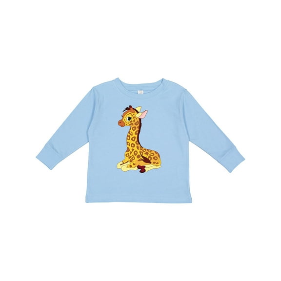 Inktastic Giraffe Boys or Girls Long Sleeve Toddler T-Shirt