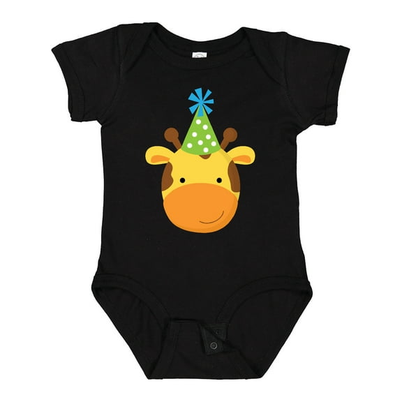 Inktastic Giraffe Jungle Birthday Boys or Girls Baby Bodysuit