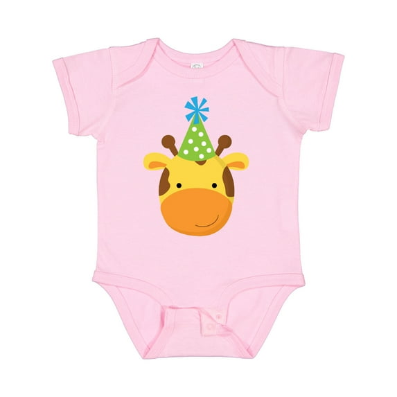 Inktastic Giraffe Jungle Birthday Boys or Girls Baby Bodysuit