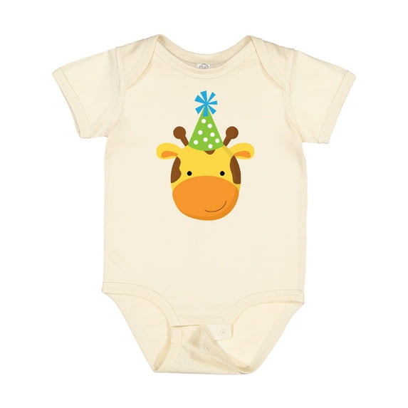 Inktastic Giraffe Jungle Birthday Boys or Girls Baby Bodysuit