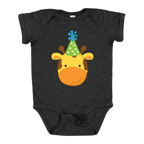 Inktastic Giraffe Jungle Birthday Boys or Girls Baby Bodysuit