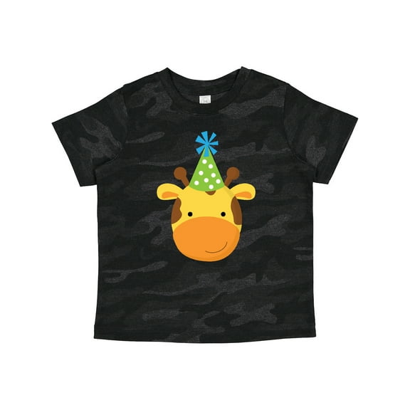 Inktastic Giraffe Jungle Birthday Boys or Girls Toddler T-Shirt
