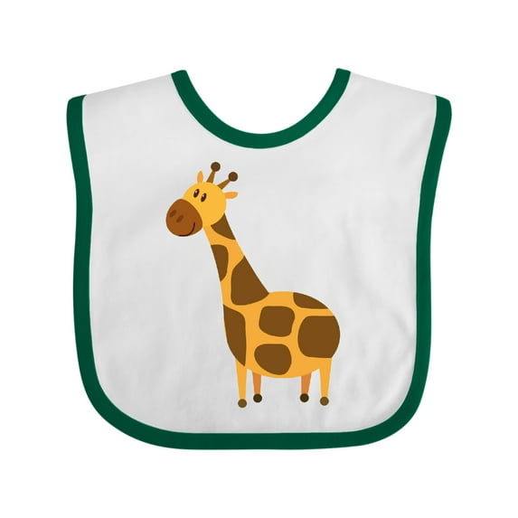 Inktastic Giraffe Jungle Zoo Animal Boys or Girls Baby Bib