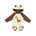 thumbnail image 1 of Inktastic Giraffe Jungle Zoo Animal Boys or Girls Long Sleeve Baby Bodysuit, 1 of 5