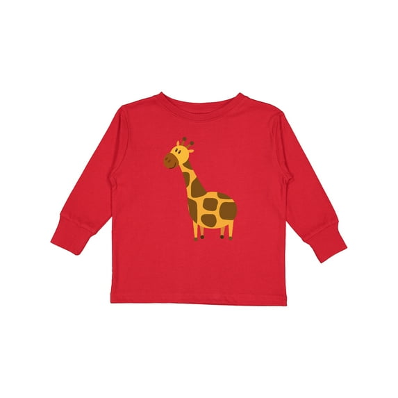 Inktastic Giraffe Jungle Zoo Animal Boys or Girls Long Sleeve Toddler T-Shirt