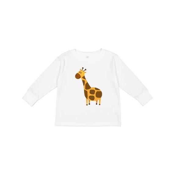 Inktastic Giraffe Jungle Zoo Animal Boys or Girls Long Sleeve Toddler T-Shirt
