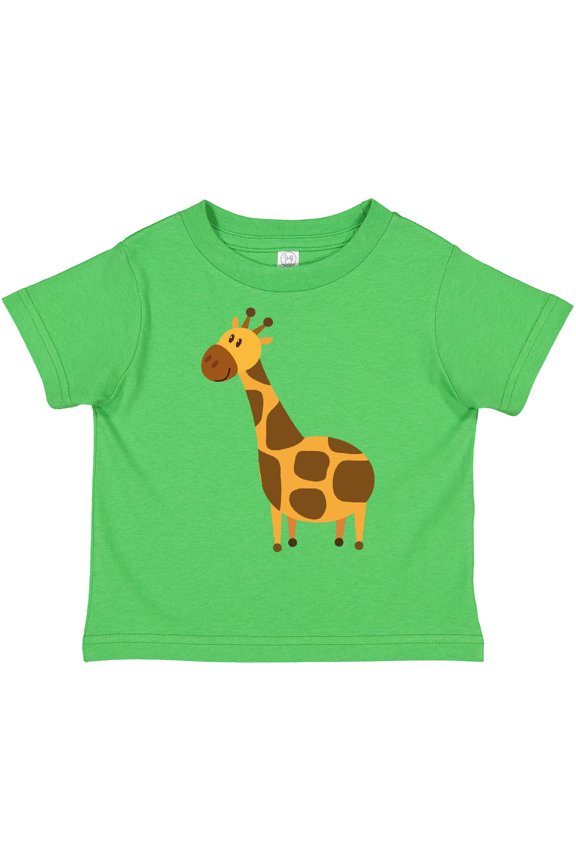 Giraffe Jungle Zoo Animal Boys or Girls Toddler T-Shirt