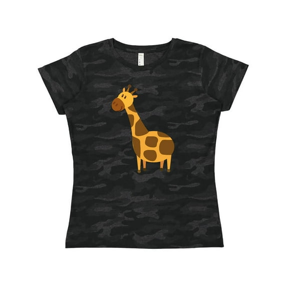 Inktastic Giraffe Jungle Zoo Animal Women's T-Shirt