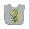 thumbnail image 1 of Inktastic Giraffe Silhouette Boys or Girls Baby Bib, 1 of 4