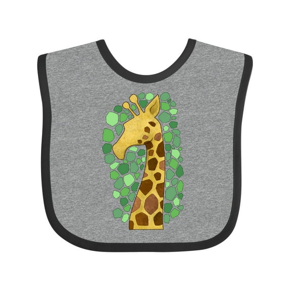Inktastic Giraffe Silhouette Boys or Girls Baby Bib