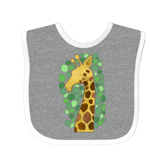 Inktastic Giraffe Silhouette Boys or Girls Baby Bib