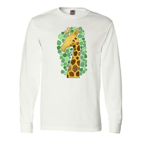 Inktastic Giraffe Silhouette Long Sleeve T-Shirt