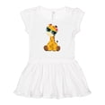 thumbnail image 1 of Inktastic Giraffe With Blue Sunglasses, Cute Giraffe Girls Baby Dress, 1 of 5