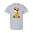 thumbnail image 1 of Inktastic Cute Giraffe, Giraffe with Sunglasses, Cute Animal T-Shirt, 1 of 5
