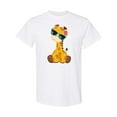 thumbnail image 1 of Inktastic Cute Giraffe, Giraffe with Sunglasses, Cute Animal T-Shirt, 1 of 5