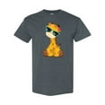 thumbnail image 1 of Inktastic Cute Giraffe, Giraffe with Sunglasses, Cute Animal T-Shirt, 1 of 5