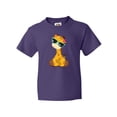 thumbnail image 1 of Inktastic Giraffe With Blue Sunglasses, Cute Giraffe Youth T-Shirt, 1 of 5