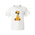 thumbnail image 1 of Inktastic Giraffe With Blue Sunglasses, Cute Giraffe Youth T-Shirt, 1 of 5