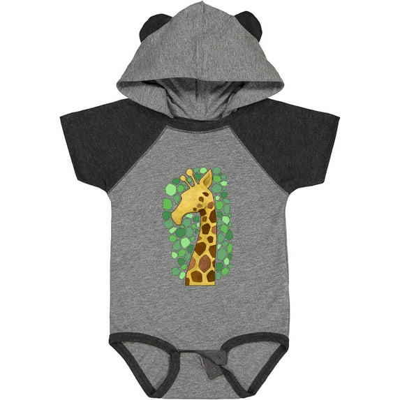 Inktastic Giraffe silhouette Boys or Girls Baby Bodysuit
