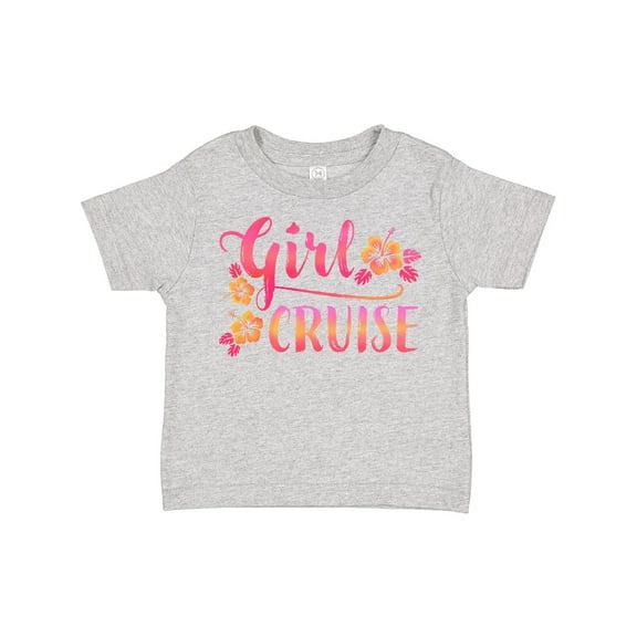 Inktastic Girl Cruise with flowers Girls Toddler T-Shirt