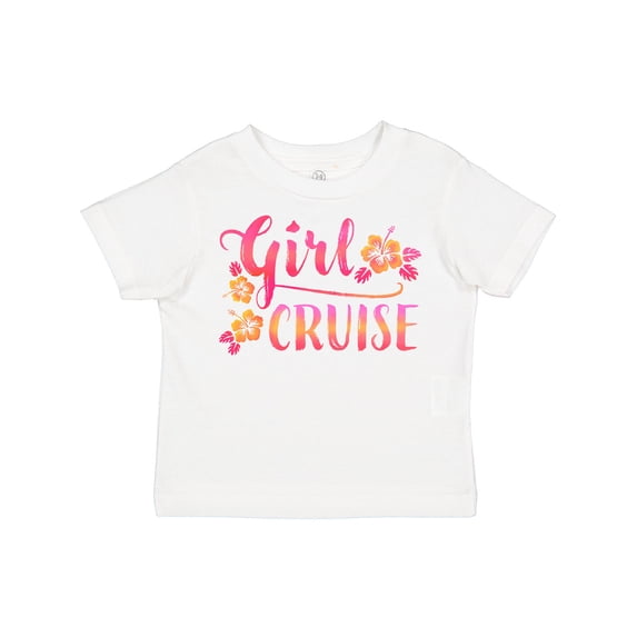 Inktastic Girl Cruise with flowers Girls Toddler T-Shirt