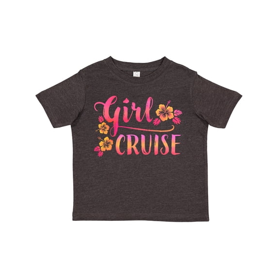 Inktastic Girl Cruise with flowers Girls Toddler T-Shirt