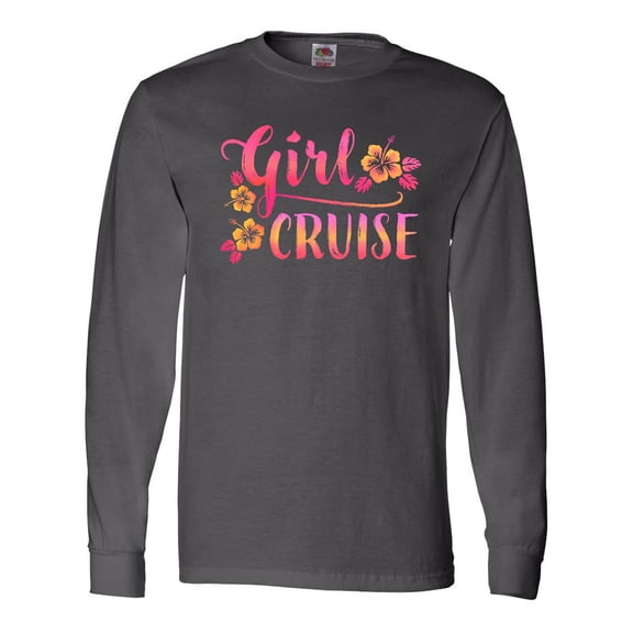 Inktastic Girl Cruise with flowers Long Sleeve T-Shirt